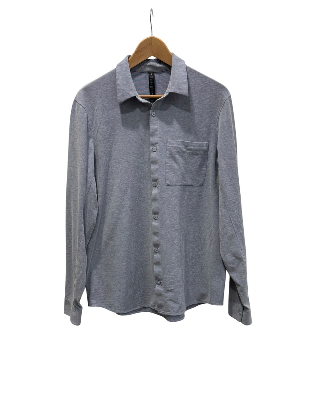 Lululemon Commission Qwick Oxford Long Sleeve Button-Down Shirt| Size L